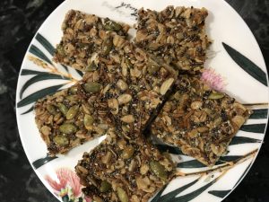 Seed muesli bar